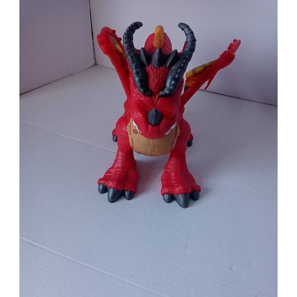 Fisher Price IMAGINEXT Red Winged Eagle Talon Castle Dragon With Sounds WORKS - Picture 9 of 16